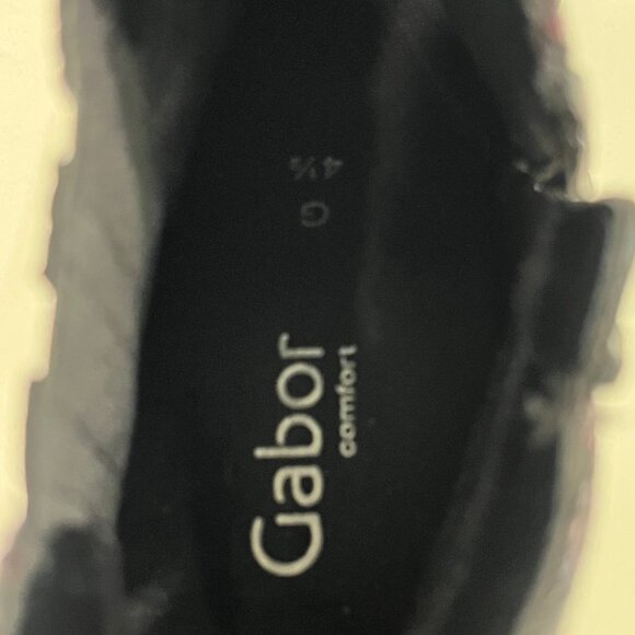 Gabor SNAKE in Whiskey Red women's ankle boots with leather design size 4.5 /7US - Picture 12 of 14